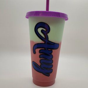 Custom Name 24oz Color Change Tumbler